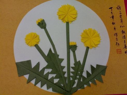 折纸树叶装饰画 手工折纸大全-蒲城教育文学网