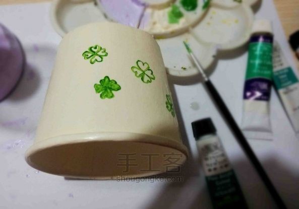 旧物改造——矿泉水瓶打造浪漫烛台教程 第9步