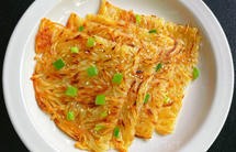 减脂一定要吃的土豆丝饼外脆里软快手早餐