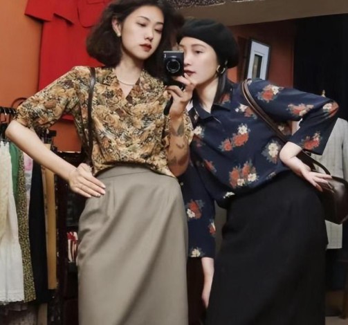 旧衣服时尚穿搭