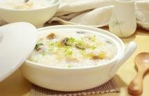 香菇滑鸡粥