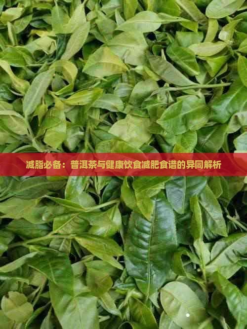 减脂必备：普洱茶与健康饮食减肥食谱的异同解析
