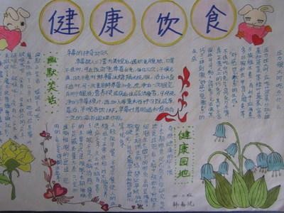 即墨的饮食文化手抄报健康饮食手抄报