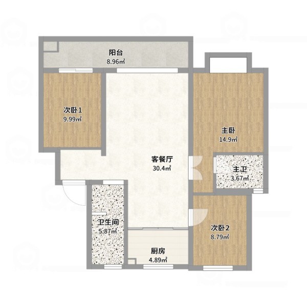大金空调官方-120㎡Peach Fuzz新灵感，一起住进「桃里桃气」的家-户型图概览
