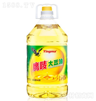 鹰唛 大豆油 物理压榨 食用油 健康油 烹饪油 4.5升