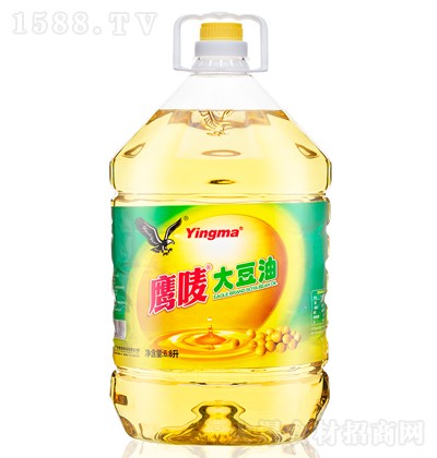 鹰唛 大豆油 物理压榨 食用油 健康油 烹饪油 6.8升