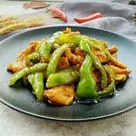 瘦肉炒青椒