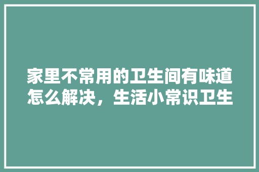 家里不常用的卫生间有味道怎么解决，生活小常识卫生间除异味的方法。 风俗习惯