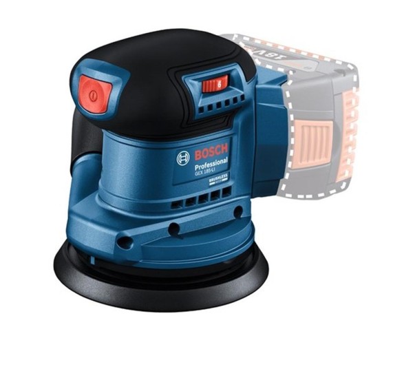 BOSCH 18V 免碳刷偏心砂磨机 GEX 185-LI，优惠价3990元。（特力屋提供）