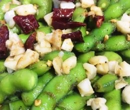 凉拌毛豆小技巧的做法