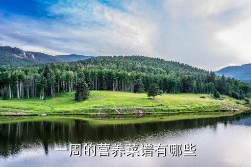 一周的营养菜谱有哪些