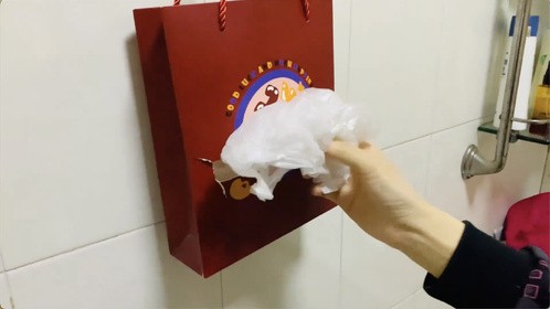 卫生间挂一个这样的兜子，太好用了，看完我也做一个！