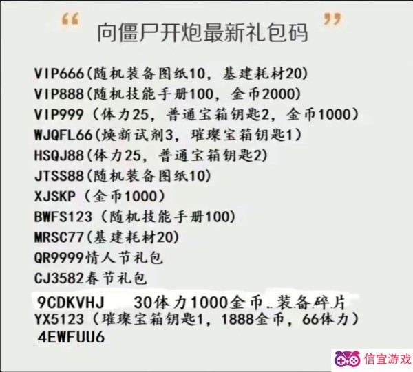 向僵尸开炮手游兑换码,【兑换码】向僵尸开炮手游免费领