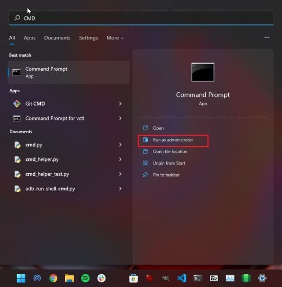 使用命令提示符从 Windows 11 中删除临时文件