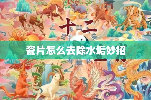 瓷片怎么去除水垢妙招