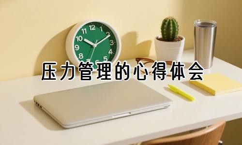 压力管理的心得体会