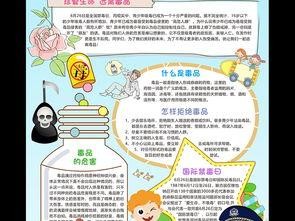 远离电子产品手抄报 远离毒品手抄报