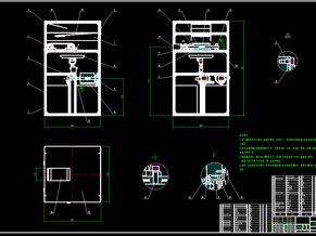 智能垃圾分类装置CAD