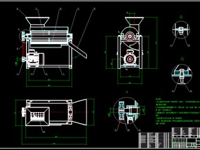 玉米脱粒机CAD