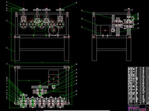 钢筋校直机CAD