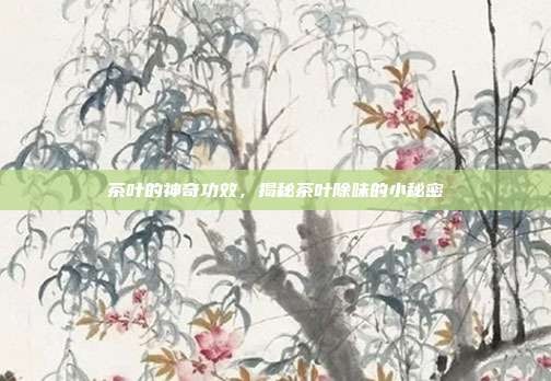茶叶的神奇功效,揭秘茶叶除味的小秘密