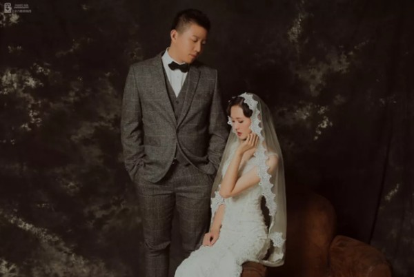 /油画复古婚纱照