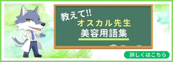 メンズ美容用語集をご案内する図