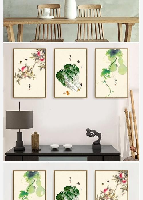 厨房漂亮壁挂画图片