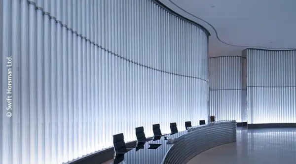 Reception area of The Walbrook Building in London