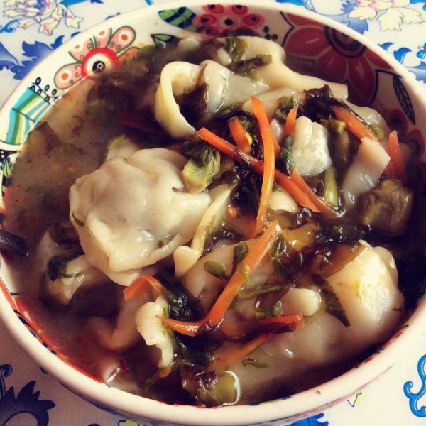 不操心的山野菜牛肉馄饨——中老年人营养餐单的做法