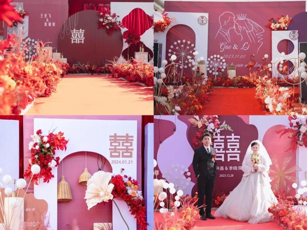 这些婚礼现场布置也太美了吧.正在备婚的姐妹可以参考起来 