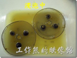 蘆薈清潔劑。這是抽油煙機蓋子正在浸泡時的樣子。