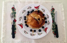 蓝莓松饼Blueberry Pancake
