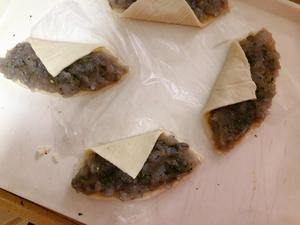 快手早餐虾滑手抓饼的做法 步骤4