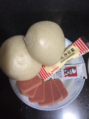 中式汉堡,快手早餐的做法 步骤1