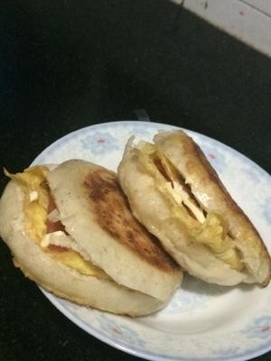 中式汉堡,快手早餐的做法 步骤6
