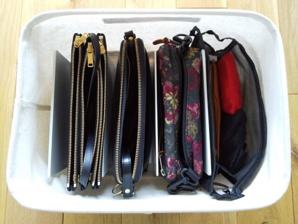 無印良品　スチロール仕切りスタンド・ホワイトグレー