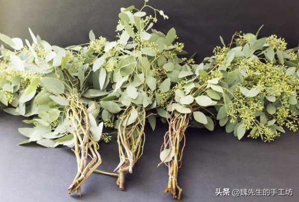 插花艺术：DIY手工制作一种自然的、朴实的假日花环装饰