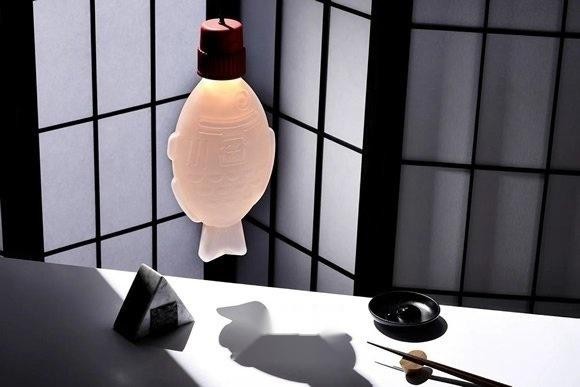 小鱼酱油瓶化身台灯!从环保理念出发设计而成 第6张