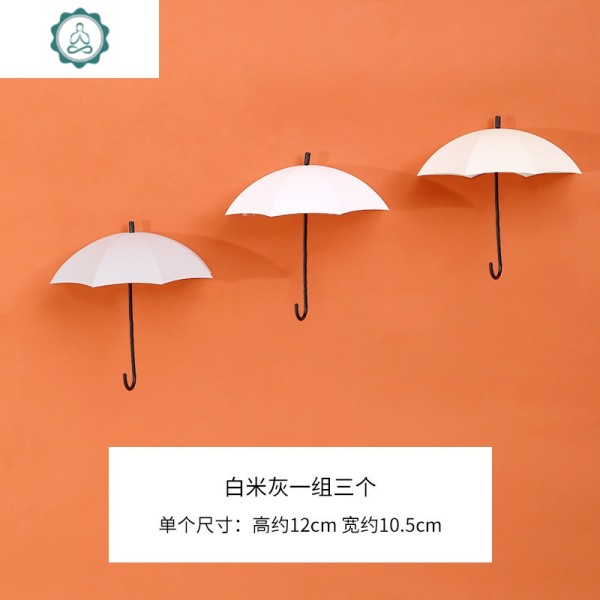 创意粘钩免打孔玄关钥匙挂架进口ins风置物架挂物钩