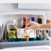 厨房用品家用大全放调料调味品烘焙精灵收纳盒酱油瓶架子多功能置物架 第四代翻盖麦香绿