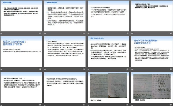 《学习方法与学习习惯》PPT