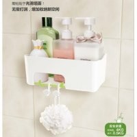 调皮猴卡通多功能置物架无痕吸盘壁挂卫生间浴室收纳角架厨房整理