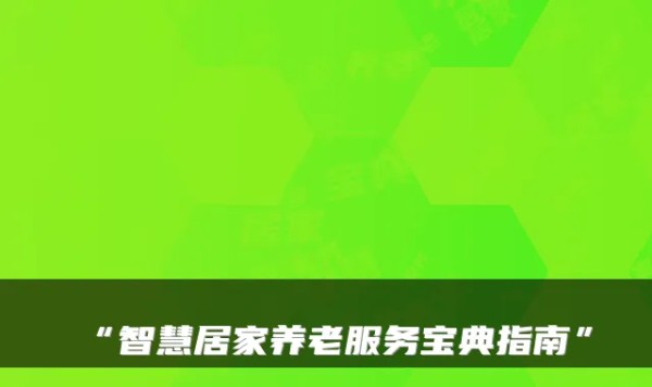 “智慧居家养老服务宝典指南”