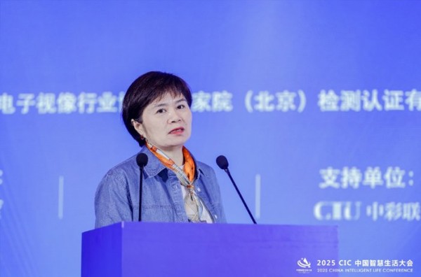 图:中国电子视像行业协会人工智能创新分会会长邹月娴