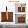 VEVOR Magnetic Knife Block, 12 inch Home Kitchen Knife Holder Manual - Image 5