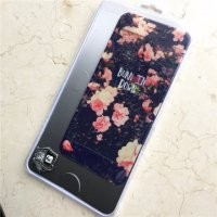 时尚卡通造型双面膜苹果手机钢化玻璃高清贴膜