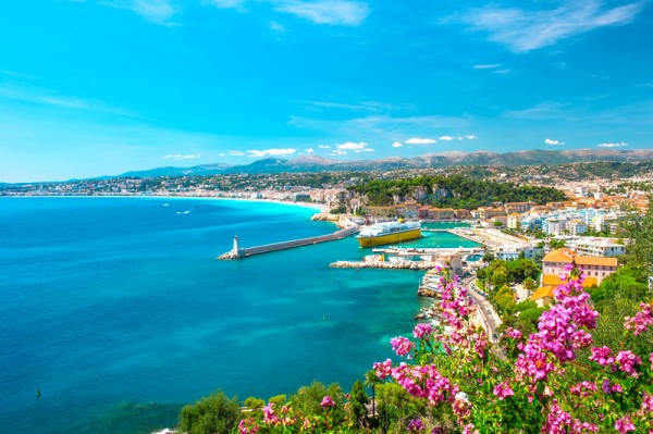 Aerial View of Nice France - Tips for Solo Travel in Europe
