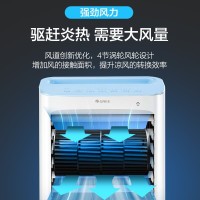 格力(GREE) 家用客厅卧室节能遥控制冷 办公移动省电加湿负离子电单冷风扇水冷风机 KS-10X63D 单台装