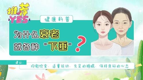 北京劲松健康科普：为什么shuai老就各种“下垂”？